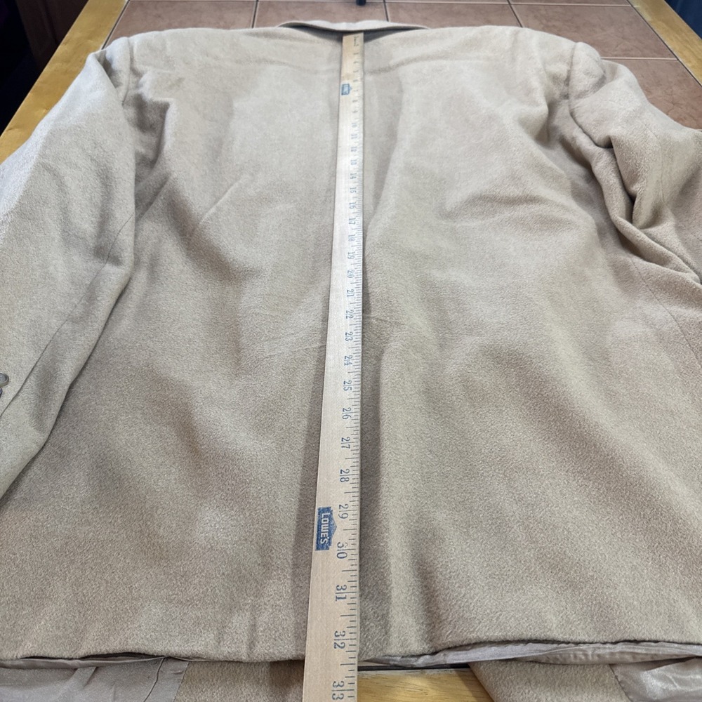 Joseph & Feiss Jacket Mens 54L Big & Tall Portly Tan Camelhair Blazer Sport Coat - Picture 12 of 12